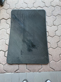 Winter rubber mats for outdoor stairs