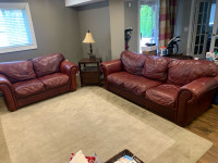 Genuine Leather Couch Set 