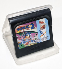 Sonic the Hedgehog 2 - Sega Game Gear - Cartridge and Case