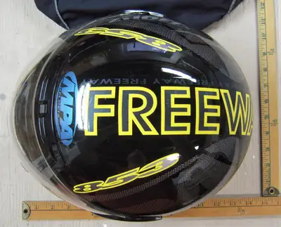 This is a USED helmet that is 30 plus years old. It comes with a “Shoei” carrying bag (not pictured)...