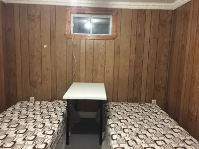 Rent for basement room