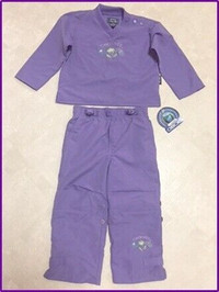NEW Purple Pants and Top Set, Toddlers sz 2/3