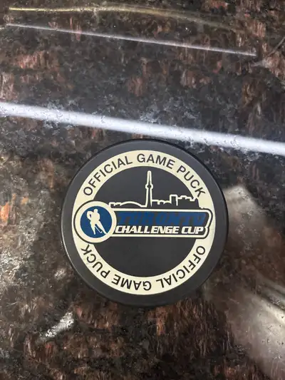 Toronto Challenge Cup Official Game Puck 