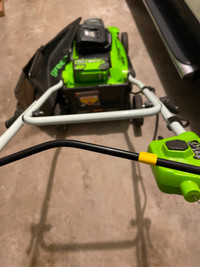Greenworks 40V 16” battery push lawn mower for sale