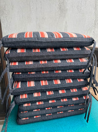 IKEA “EKERÖN” patio cushions + covers - set of 10