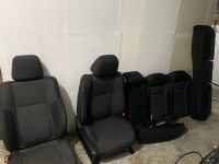 Rear and front seats of dodge charger 2019