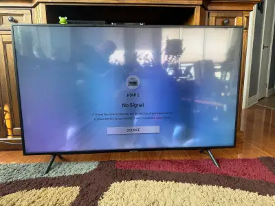 55 inch Samsung. Has dark columns but works fine. Pickup Don Mills and Eglington.