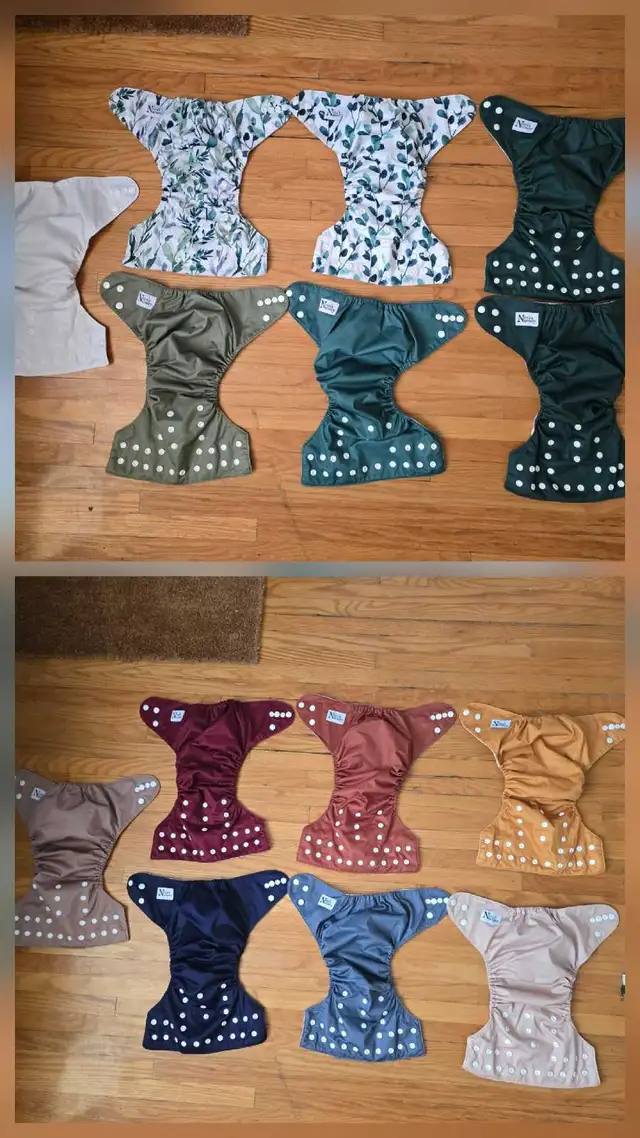Nora's Nursery All in One Cloth Diapers Starter Set in Bathing & Changing in Edmonton - Image 2