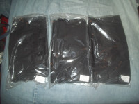 3 pantalons cargo noir pour hommes neufs-3 Men cargo pants-black