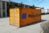 Used 20’ shipping containers, Edmonton and Calgary yards