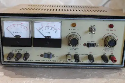 HEATHKIT MODEL IP-17 MULTI VOLTAGE POWER SUPPLY............................WORKS WELL..................