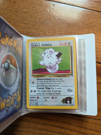 Erika's Clefairy Pokémon Card 