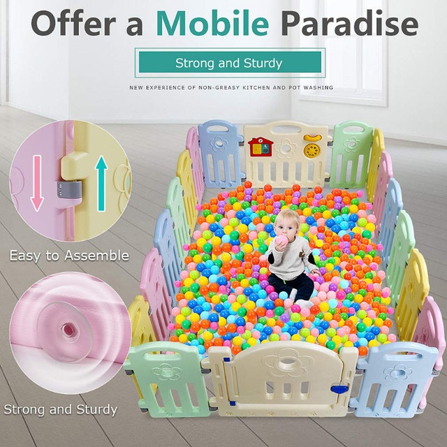 This baby playpen Perfect for baby and children up to 4 years of in Cribs in Calgary - Image 4