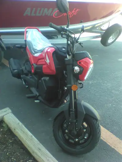 2022 Honda Navi 110cc scooter with 450 km. Needs new battery. Only ridden once last year. Fuel tank...