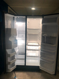Kenmore stainless side by side refrigerator