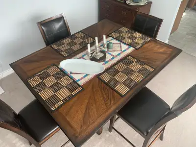 Raised Dining Table and Chairs, View more