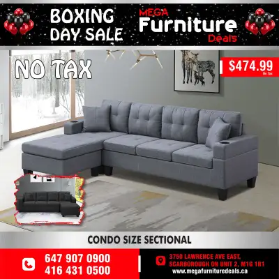 NEW YEAR SALE SOFA SET  * SECTIONAL SOFA SET STARTING $374, View more