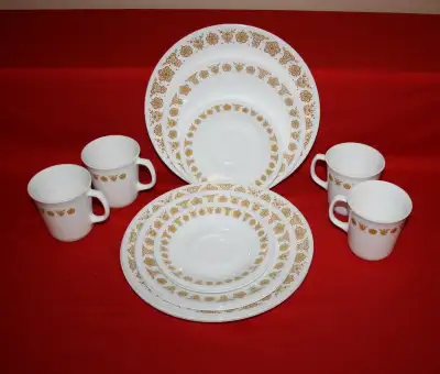 16 Piece Set Corelle Dishes $36.00, View more