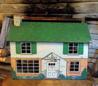 Vintage MARX Tin Litho Dollhouse