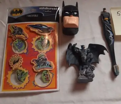 PARKER PICKERS - All in good useable condition. Stickers, figure, toothbrush and head pod each $9 an...