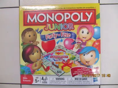 Classic Monopoly Junior Party Board Game Sealed New Circa 2011, View more