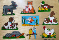 Toddler wooden puzzle 