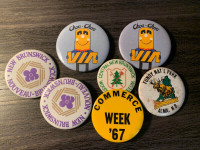 New Brunswick Theme Pins - Seven