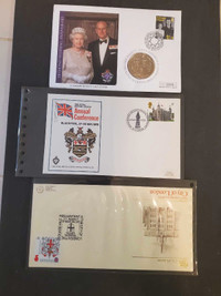 FIRST DAY COVERS X6 ENGLAND 
