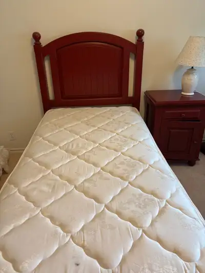 Custom Twin Beds w/ Nightstand, View more