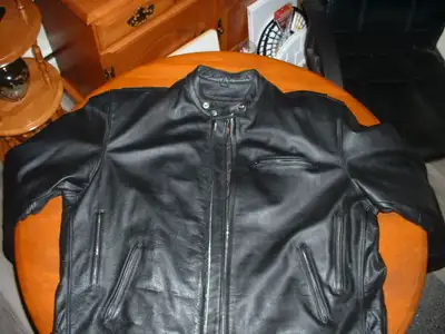 Leather Jacket & Vest....purchased about a year ago. I have never worn the Vest and worn the Jacket...