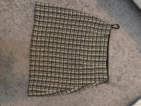 A-line tweed skirt woman