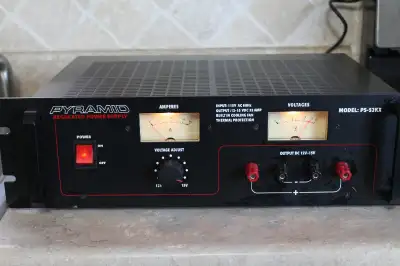 PYRAMID PS-52KX 52 AMP 12-15 VDC POWER SUPPLY..........THIS POWER SUPPLY WAS UPGRADED COMPLETELY BY...