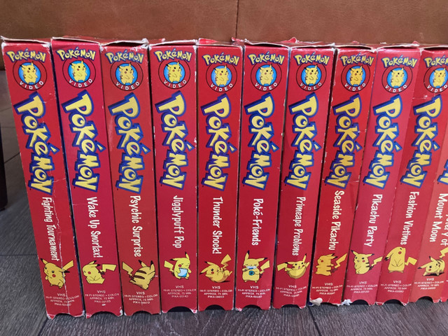 Vintage 90s Pokemon VHS Lot Of 19 Trainer Video Pikachu VCR in CDs, DVDs & Blu-ray in Mississauga / Peel Region - Image 3