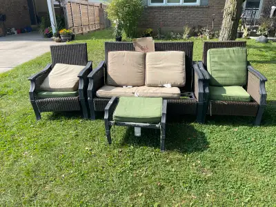 Hampton Bay Wicker Patio Set, View more