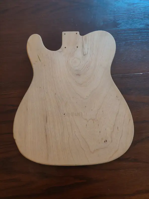 Telecaster Natural Alder Hand Made Guitar Body in Guitars in City of Toronto - Image 6