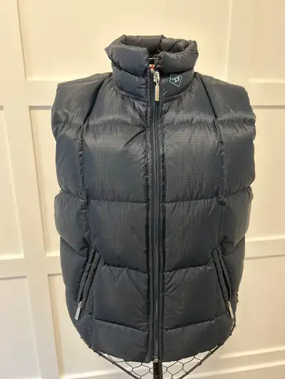 Ladies Diesel Navy Puffer Vest Sz Medium, View more