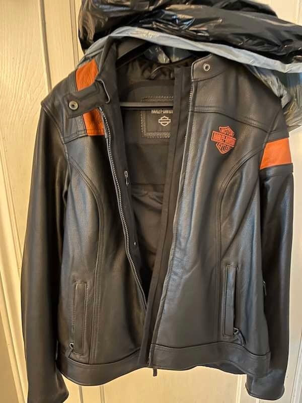 Womens Brand New Leather Harley Davidson Jacket in Women's - Tops & Outerwear in Trenton