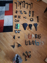 Bike parts! Pannier/trunk bags & racks, fenders, locks, airpumps