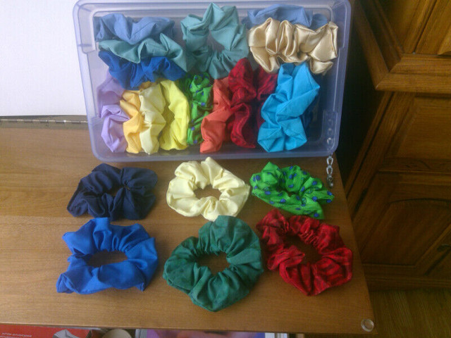 New Hair scrunchies, various colors available,$4 each/3 for $10 in Other in Saskatoon