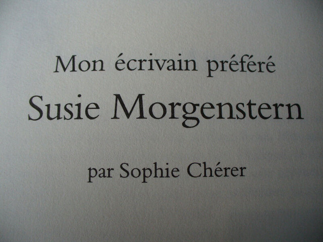 Livre biographique de Susie Morgenstern dans Livres jeunesse et ados  à Ville de Montréal - Image 3