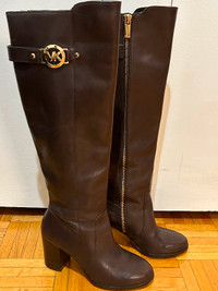 Michael Kors Brown Leather Boots