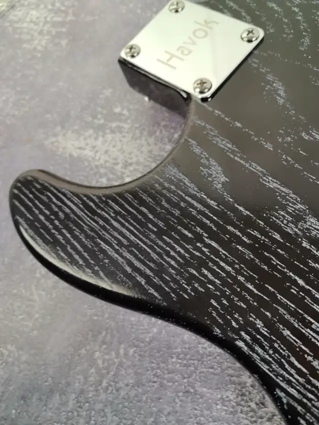 Sand Blasted Black Northern Ash S-Type Guitar Body, SSS Config in Guitars in Hamilton - Image 4