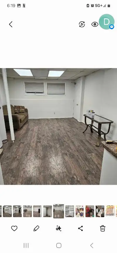 basement apt for rent