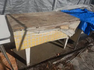 VINTAGE WOOD TABLE, View more
