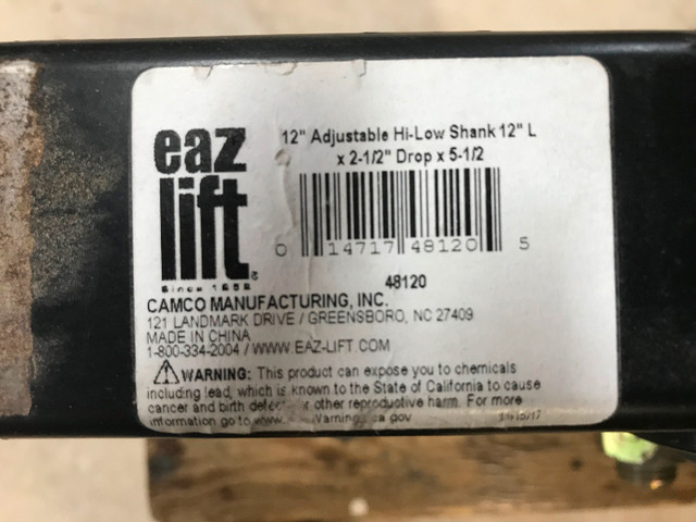 Eaz-Lift 48051 - 600 lbs Equalizer Hitch in Other in Winnipeg - Image 2
