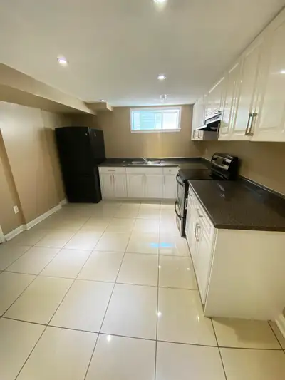 3 bedroom 1 bathroom basement for rent a family