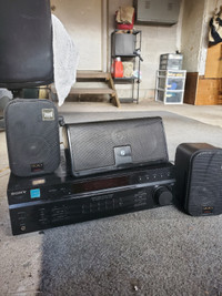 Sony Reciever Sound System with Speakers
