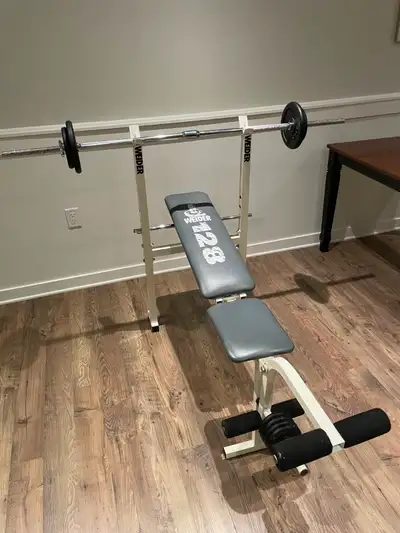 Weight bench and weight set, View more