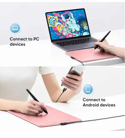 XPPen Drawing Tablet Graphics -pink I bought it just before Christmas on Amazon for $63, but two wee...