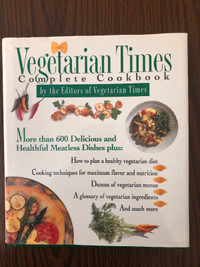 Book, Vegetarian Times Complete Cookbook, $5